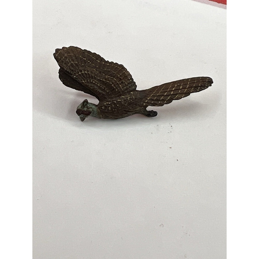 Cavin Richie Lost Wax Wild Casting Animals Bronze Flying Bird Pin Brooch
